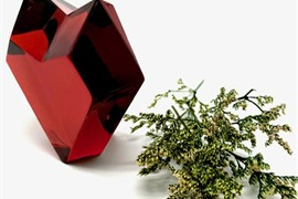Baccarat Puffed Heart — красное сердце из хрусталя