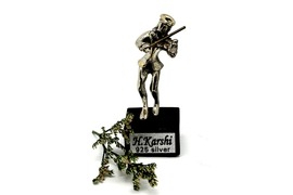 Фигурка «Скрипач» Н. Каrshi — серебряная скульптура