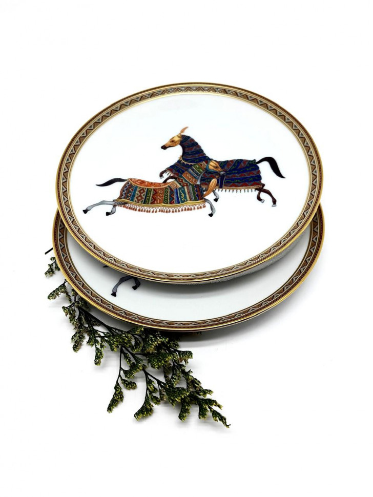 Hermès Cheval d’Orient тарелка фото 3