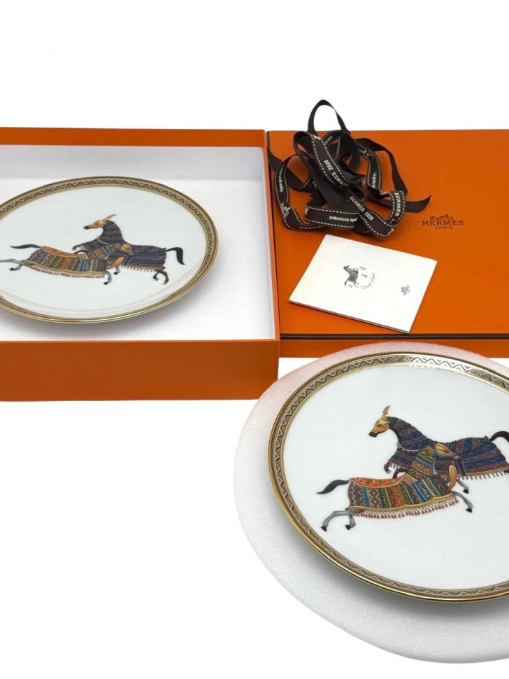 Hermès Cheval d’Orient тарелка фото 2