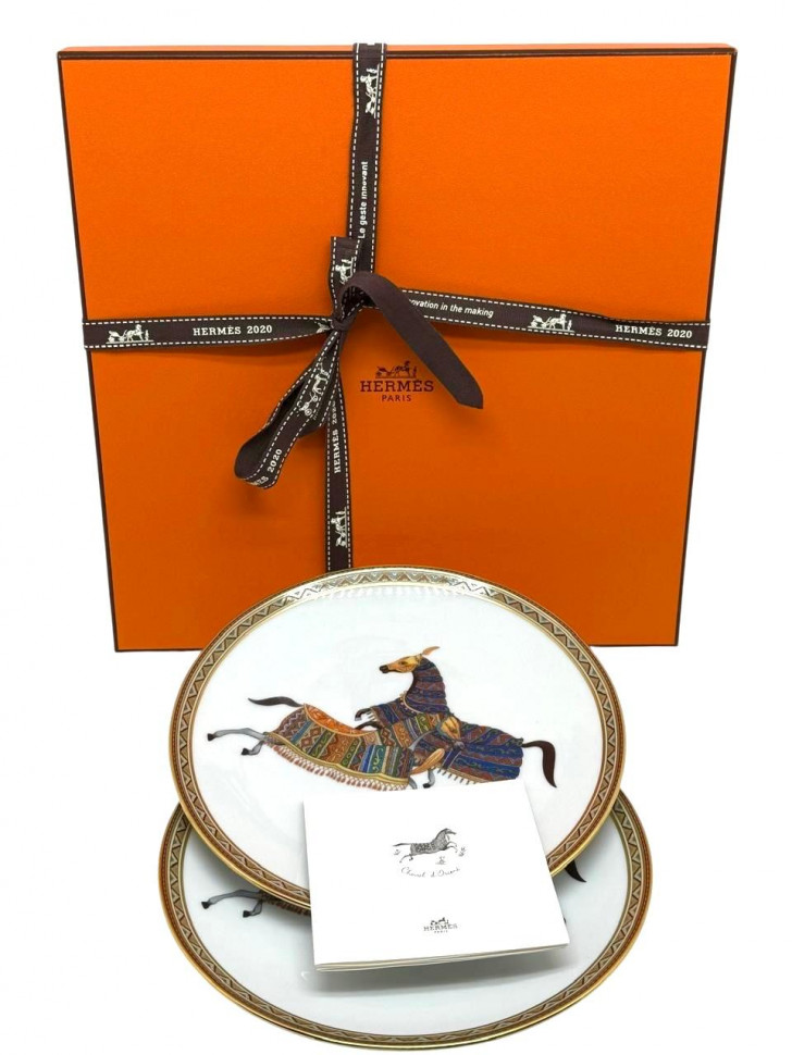 Hermès Cheval d’Orient тарелка фото 4