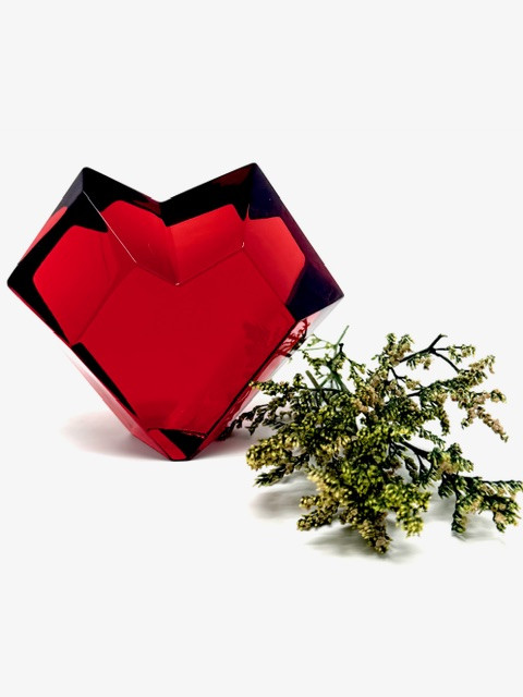 Baccarat Puffed Heart Красное сердце 