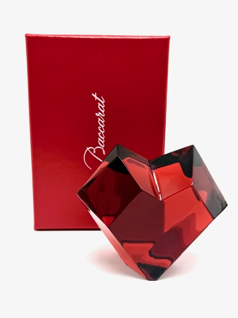 Baccarat Puffed Heart Красное сердце 