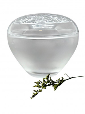 Шкатулка Lalique Anemones Covered Bowl  