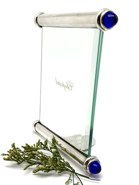 Фоторамка Chopard с синими кабошонами 