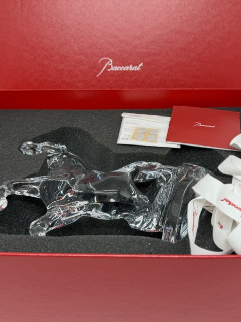 Скульптура Baccarat "Лошадь на дыбах"