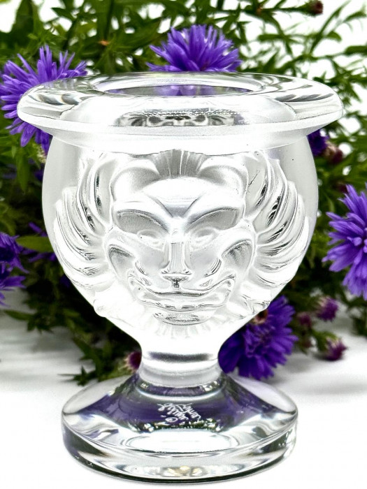 Подсвечник Lalique Лев  