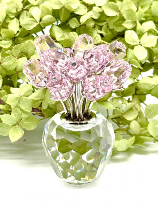 Хрустальная фигурка Swarovski "A Dozen Pink Roses"