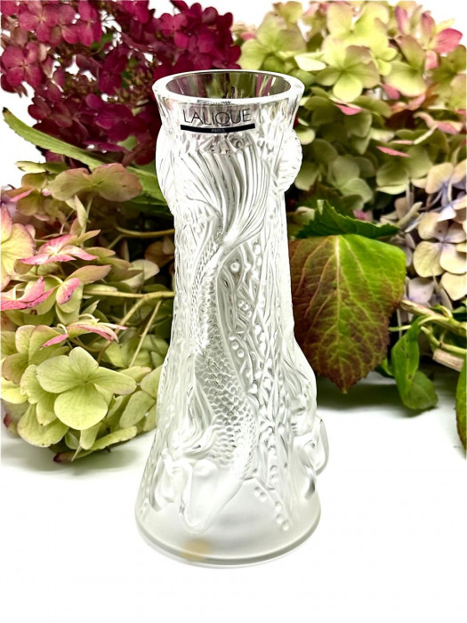 Ваза Lalique crystal Soliflore Sirene Mermaid   