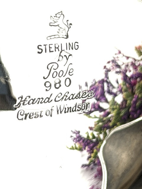 Антикварный серебряный сервиз Poole Silver Company    