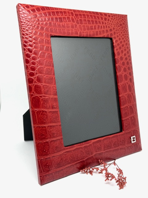 Кожаная фоторамка Fendi   