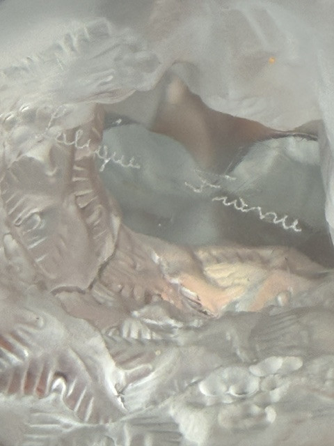 Хрустальная скульптура Lalique «Le Faune» Фавн и Диана 